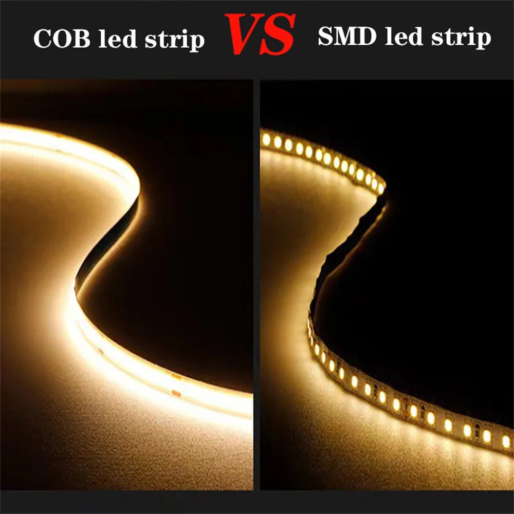 Dimmable USB COB LED Strip Light – Warm White – view 3
