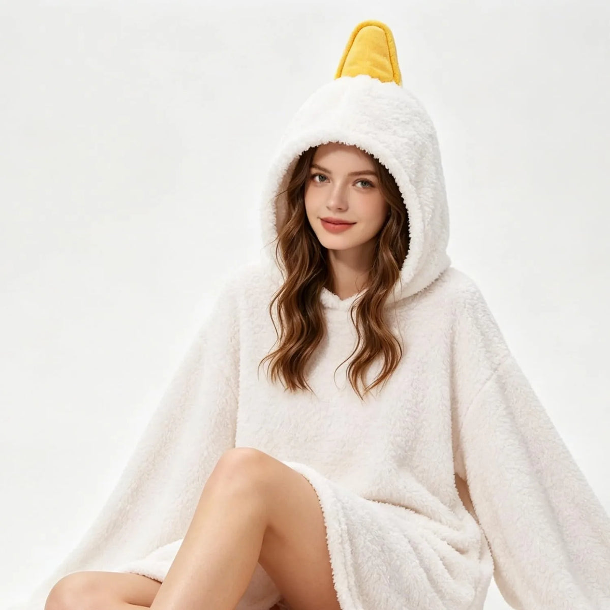 Cosy Goose Hooded Wearable Blanket for Adults – view 1