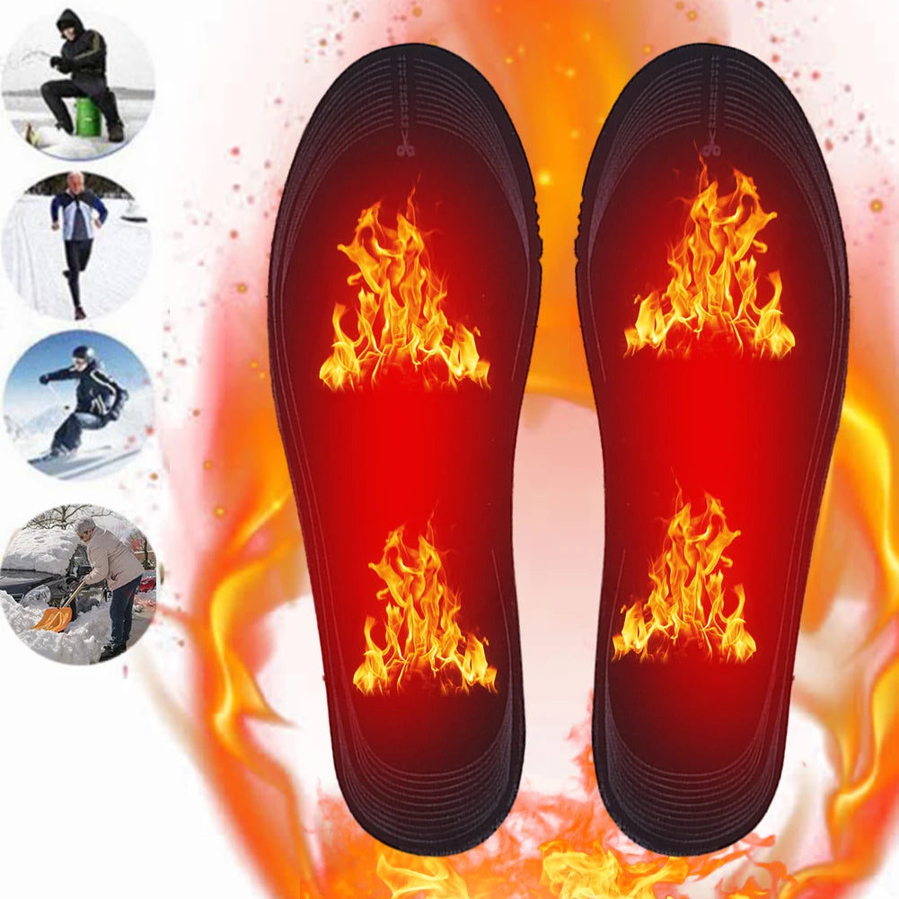 USB Heated Shoe Insoles – Foot Warmers for Cold Days – view 2