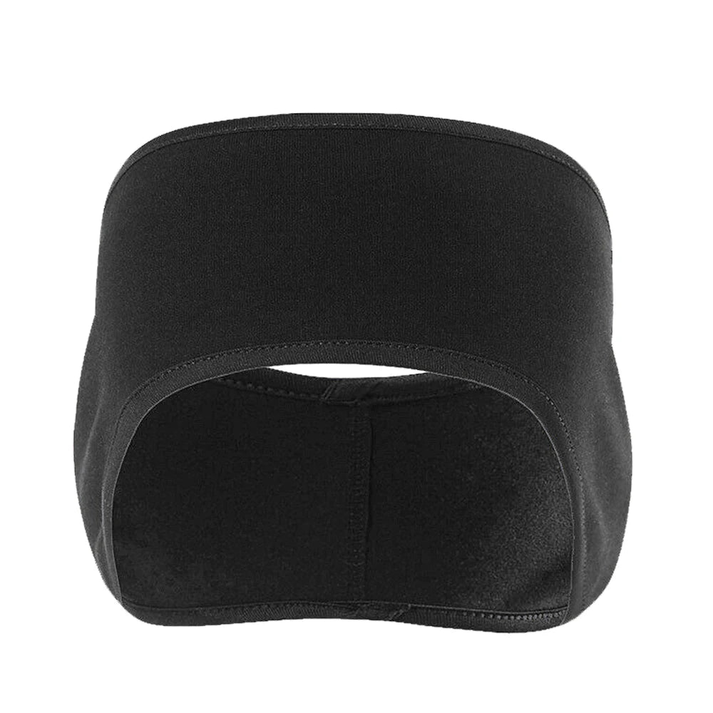 Fleece Ear Warmer Headband with Ponytail Gap – view 3