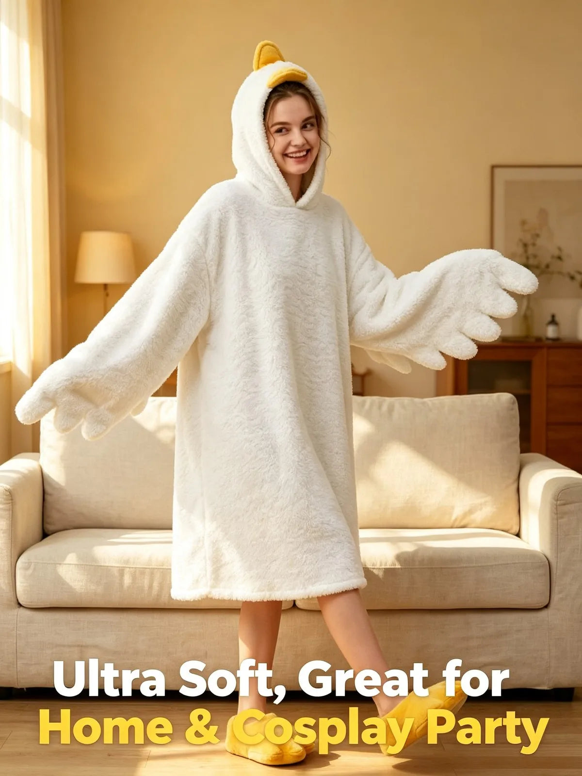 Cosy Goose Hooded Wearable Blanket for Adults – view 2