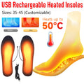 USB Heated Shoe Insoles – Foot Warmers for Cold Days – view 1