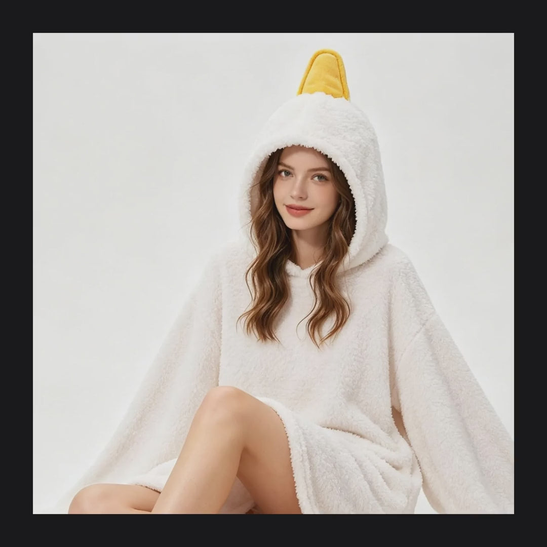 Cosy Goose Hooded Wearable Blanket for Adults