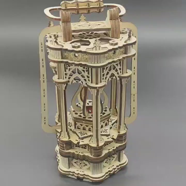 3D Wooden Vintage Lantern Puzzle Kit